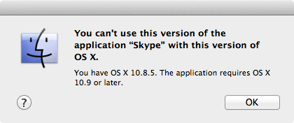 old skype for mac 10.8.5